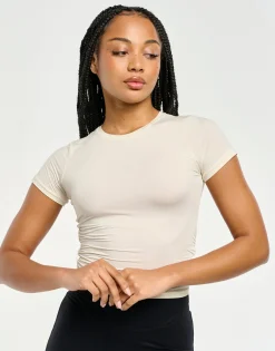 Sale ECHT SmoothForm Ruched Sculpt Top Taupe