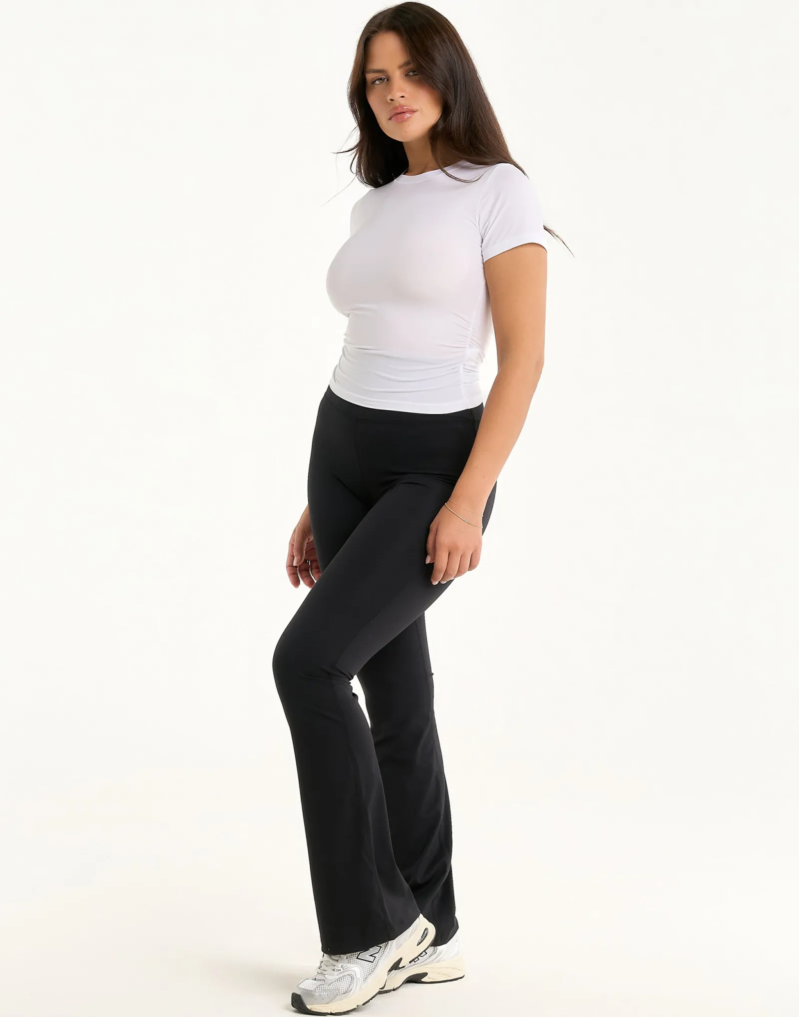 Hot ECHT SmoothForm Ruched Sculpt Top White