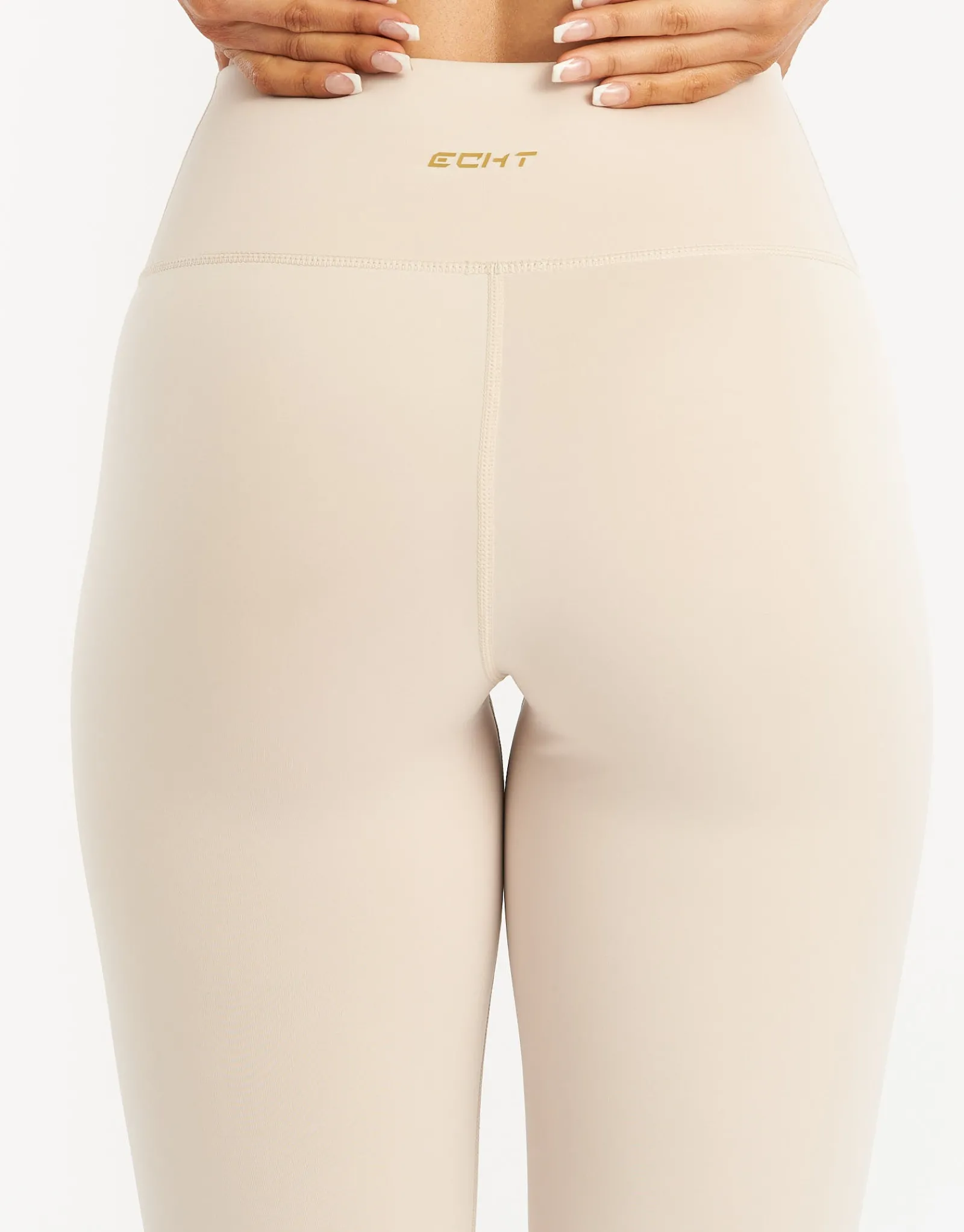 Sale ECHT Split Flare Pants Oatmeal