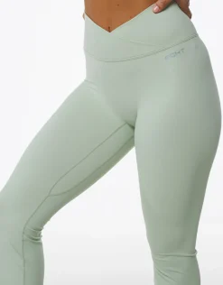 Clearance ECHT Storm Flare Leggings Sage