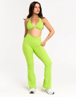 Hot ECHT Storm Flare Leggings V2 Green