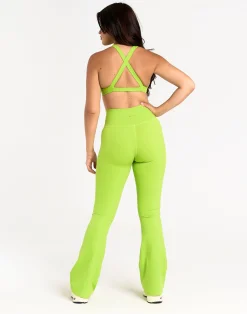 Hot ECHT Storm Flare Leggings V2 Green