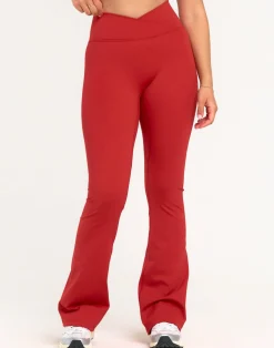 Best ECHT Storm Flare Leggings V2 Red