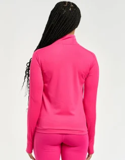 Hot ECHT StudioFlex Half Zip Long Sleeve Pink