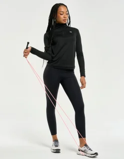 Hot ECHT StudioFlex Half Zip Long Sleeve Black