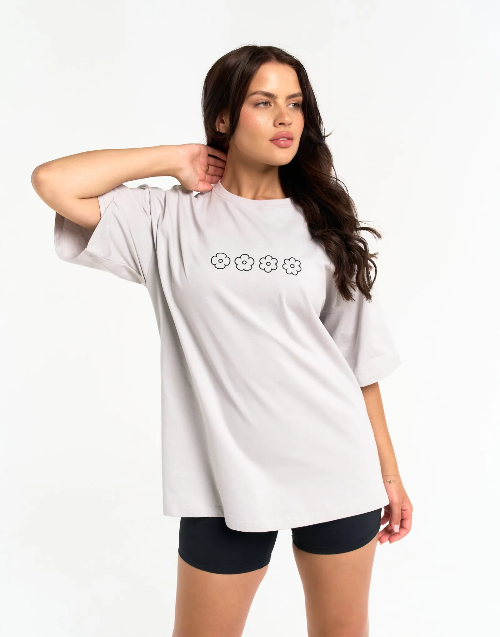 Fashion ECHT Sunday Reset Tee Micro Grey