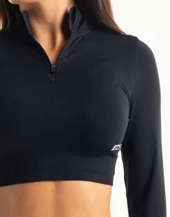 Clearance ECHT Supreme Seamless Long Sleeve Midnight Black