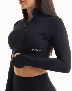 Clearance ECHT Supreme Seamless Long Sleeve Midnight Black