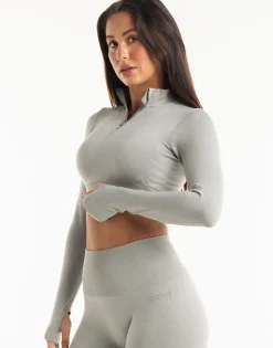 Outlet ECHT Supreme Seamless Long Sleeve Ash Grey