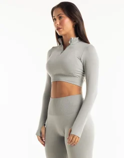 Outlet ECHT Supreme Seamless Long Sleeve Ash Grey