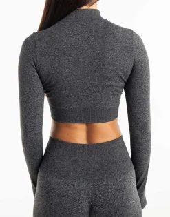 Online ECHT Supreme Seamless Long Sleeve Charcoal Grey