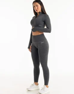 Online ECHT Supreme Seamless Long Sleeve Charcoal Grey