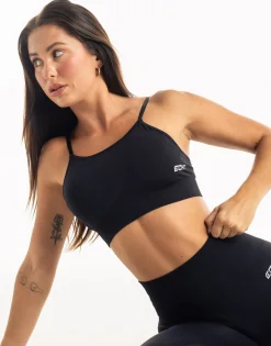 New ECHT Supreme Seamless Sports Bra Midnight Black