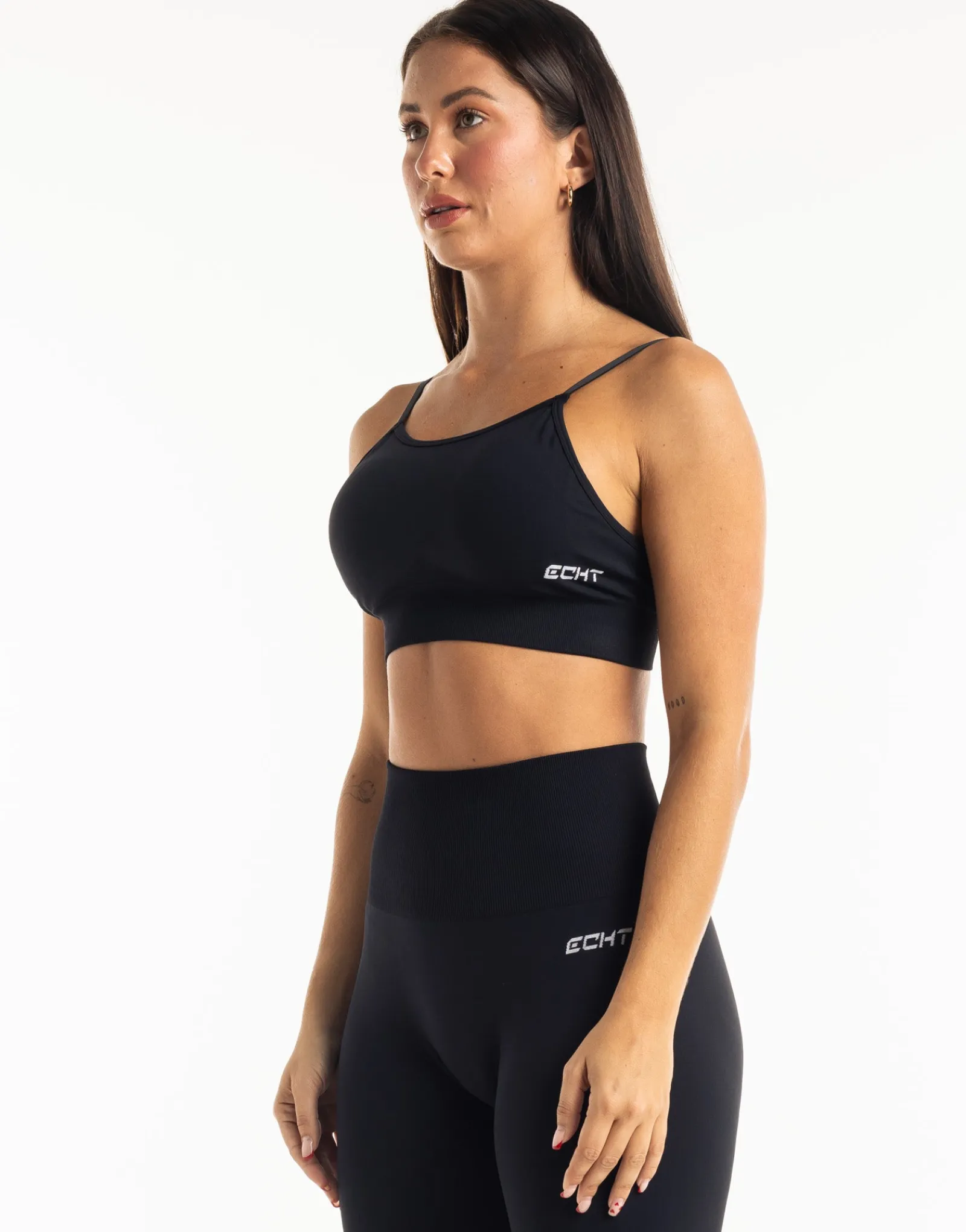 New ECHT Supreme Seamless Sports Bra Midnight Black