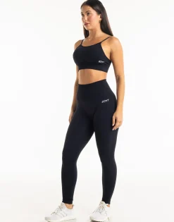New ECHT Supreme Seamless Sports Bra Midnight Black