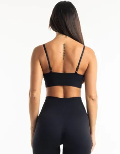 New ECHT Supreme Seamless Sports Bra Midnight Black