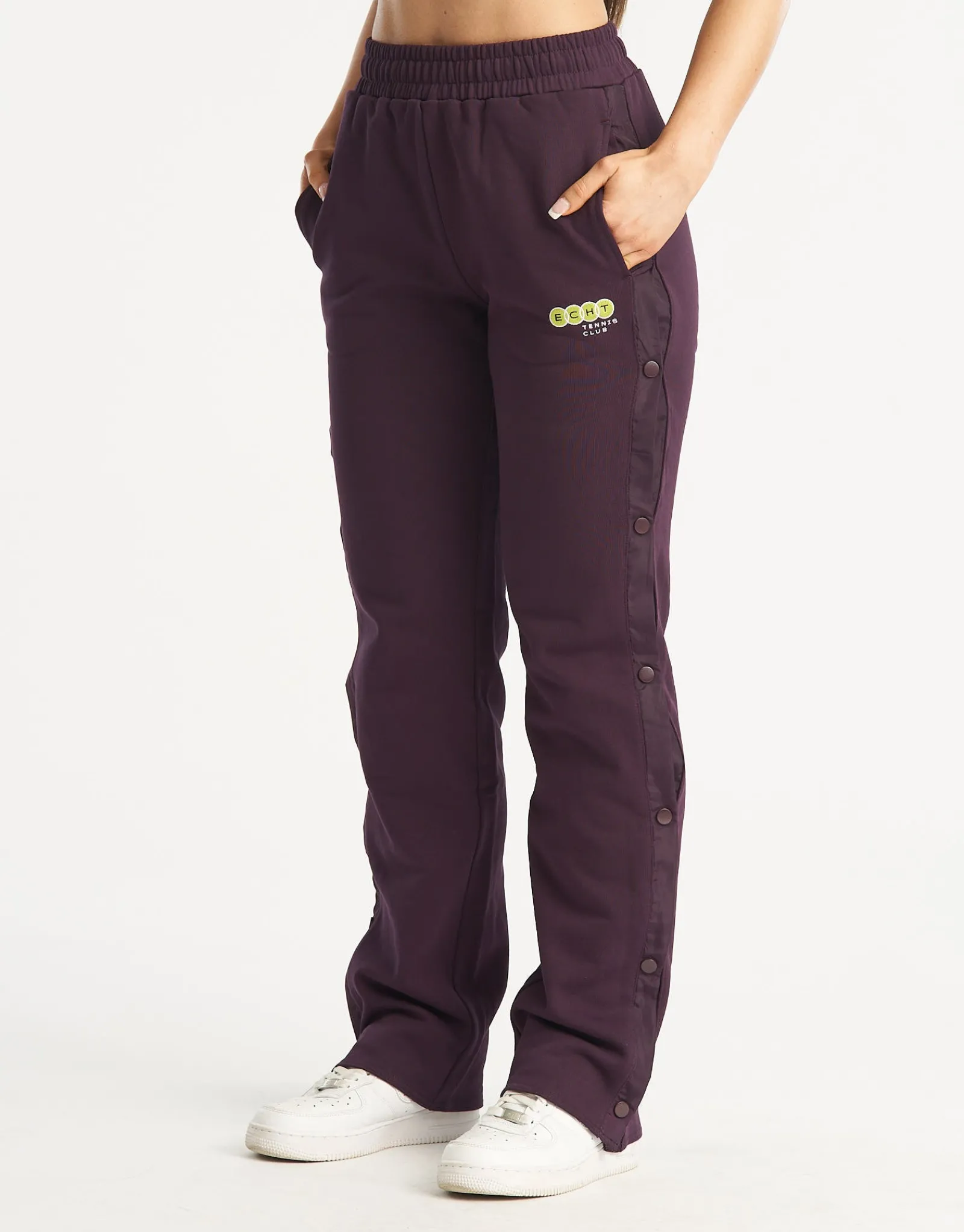 Hot ECHT Tennis Button Pants Purple