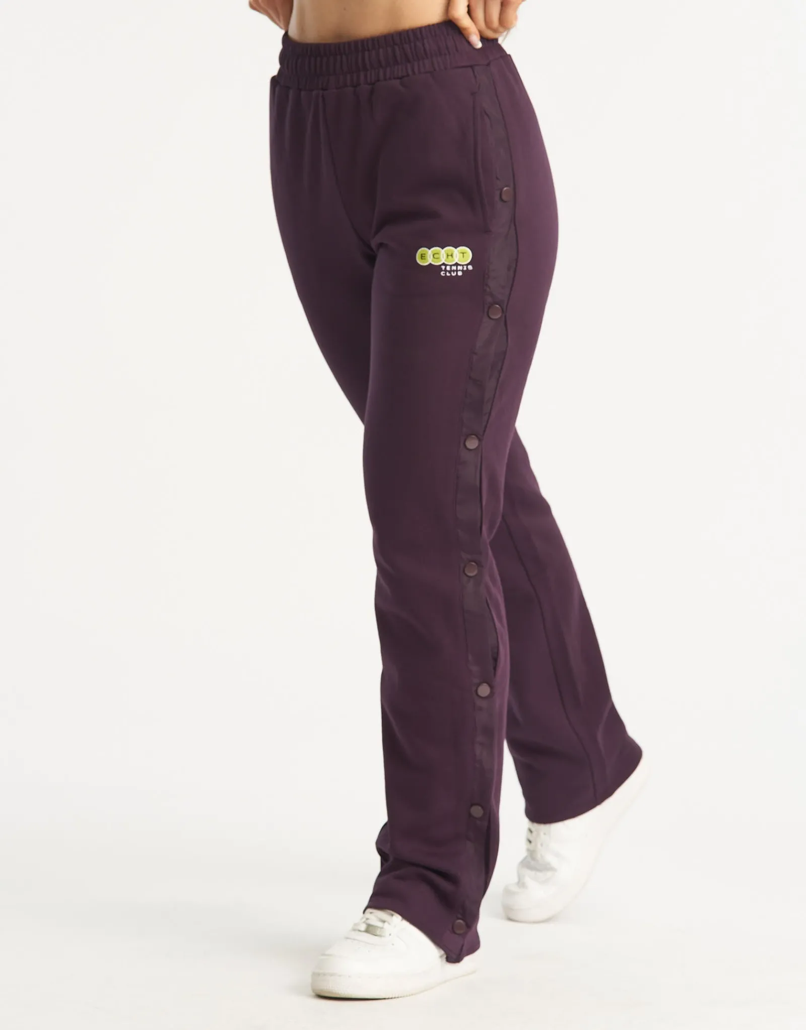 Hot ECHT Tennis Button Pants Purple