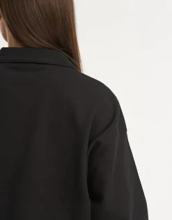 Clearance ECHT Tennis Polo Pullover Black
