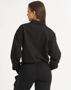 Clearance ECHT Tennis Polo Pullover Black