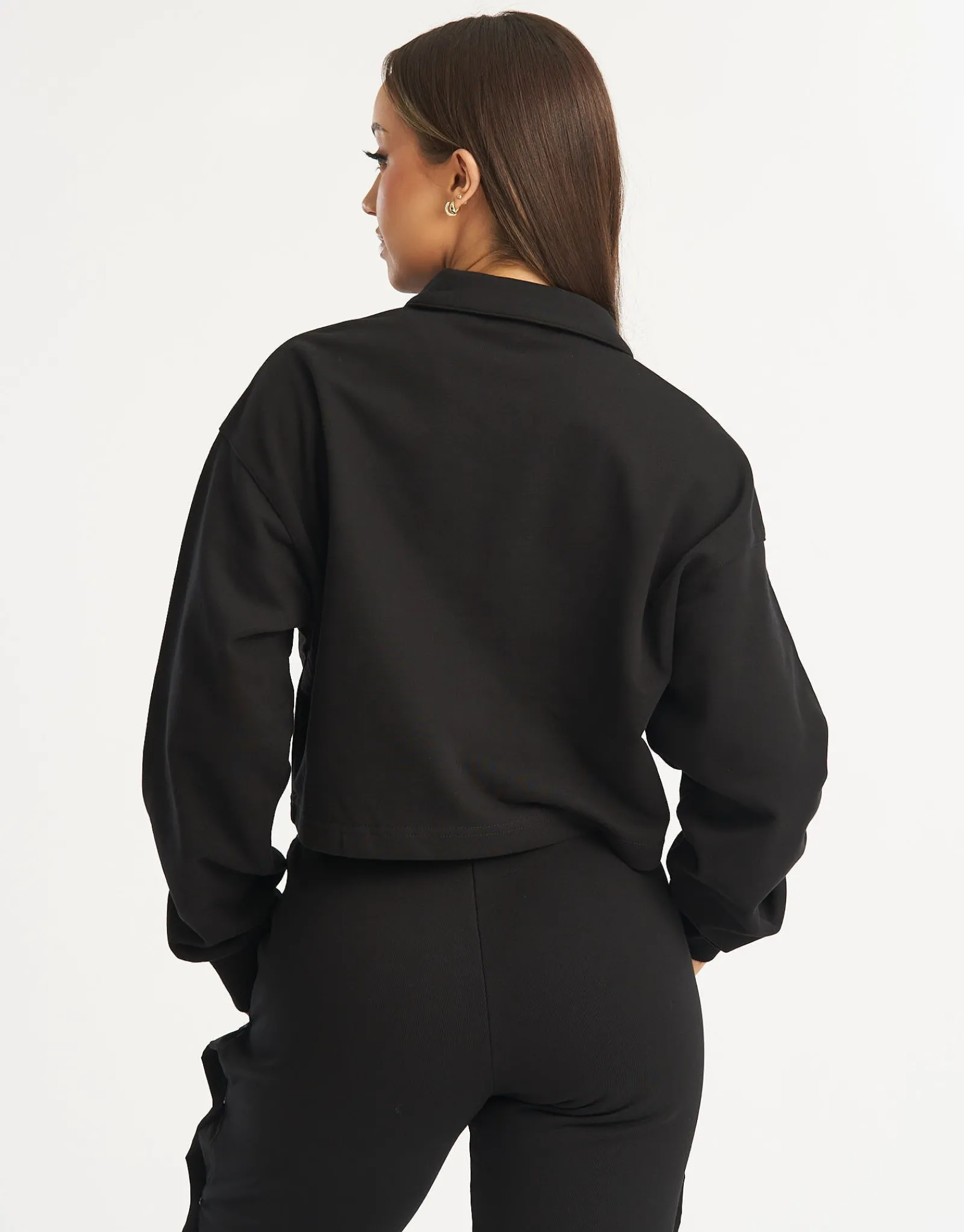 Clearance ECHT Tennis Polo Pullover Black
