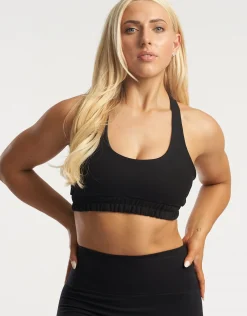 Clearance ECHT Tennis Sweat Sports Bra Black