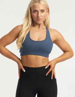 Clearance ECHT Tennis Sweat Sports Bra Blue