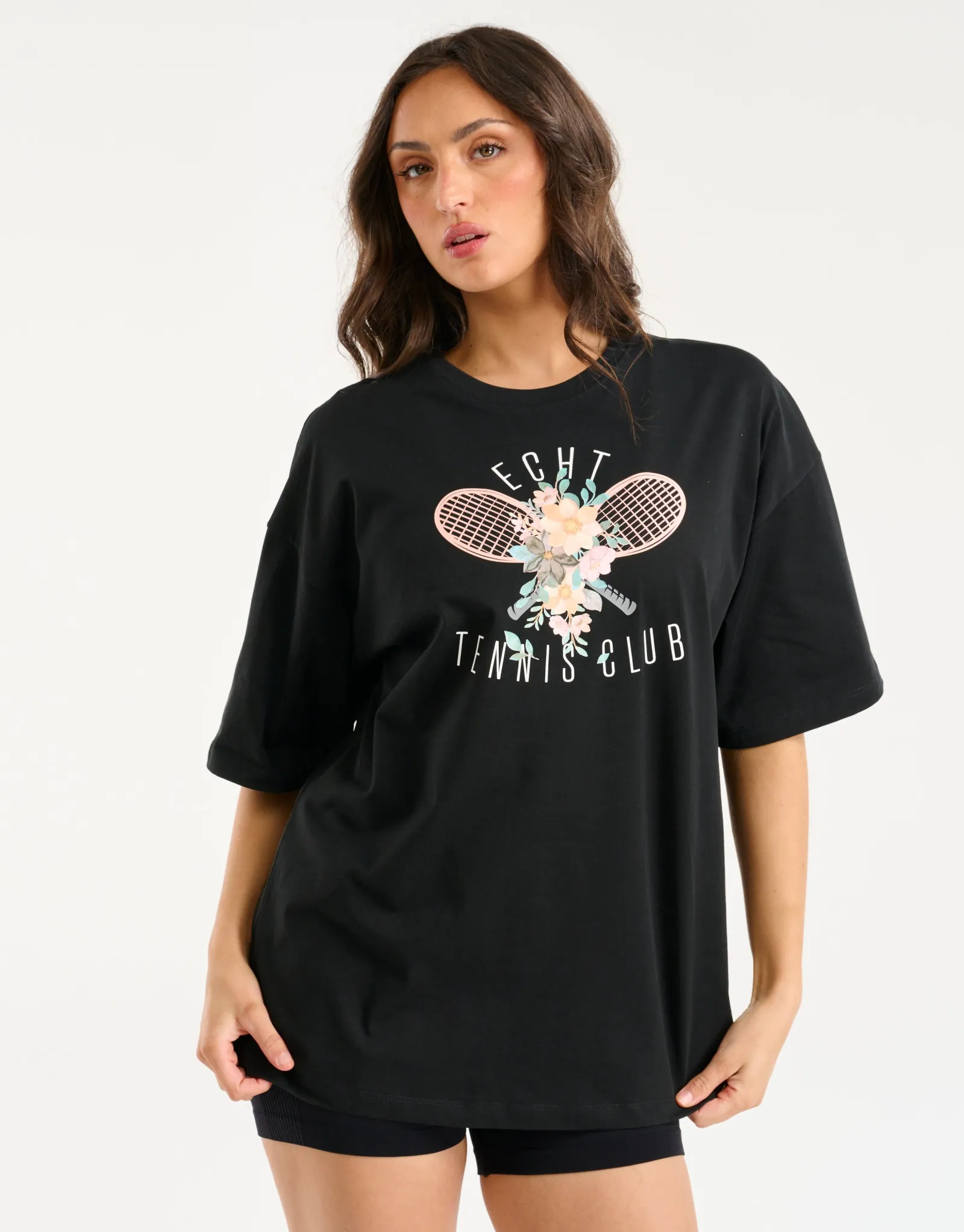 Clearance ECHT Tennis Tee Black