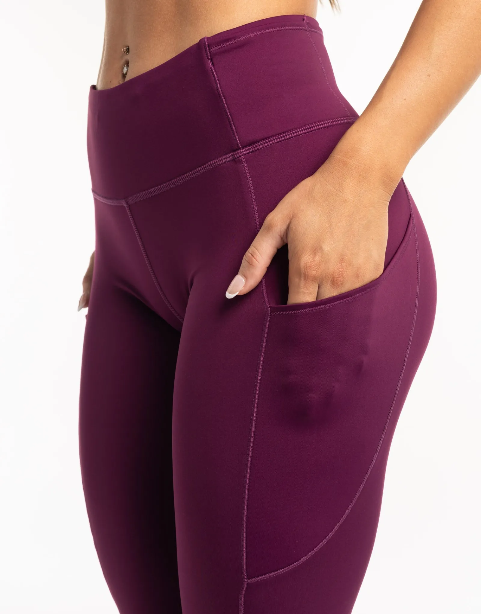 Online ECHT Thermal Pocket Leggings Purple