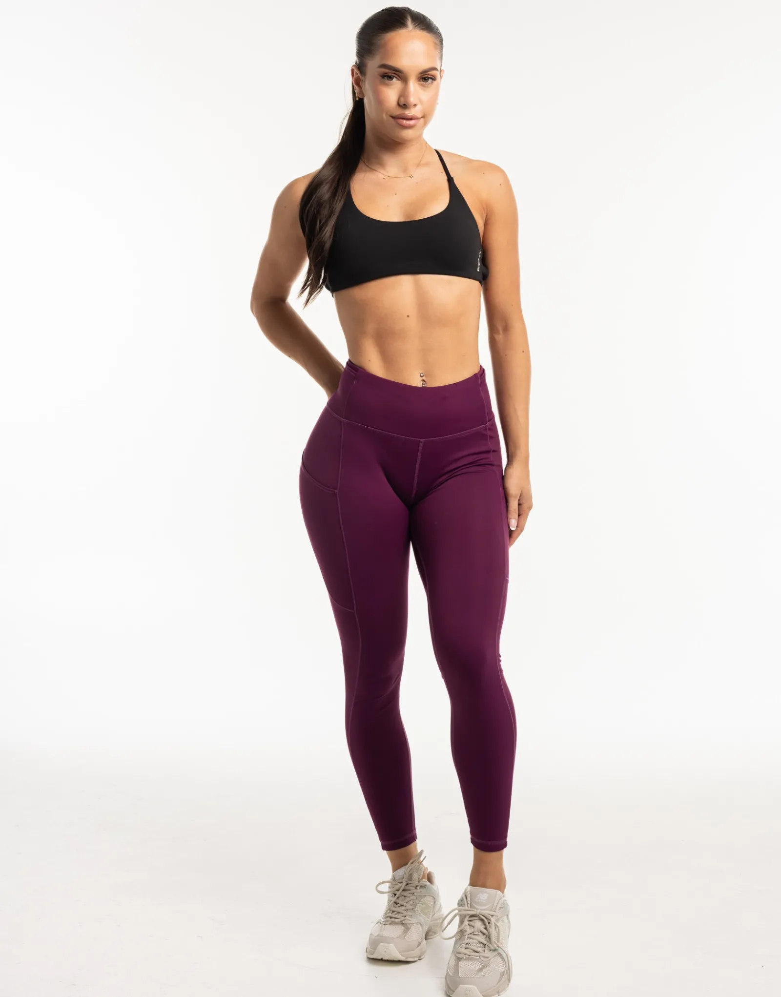 Online ECHT Thermal Pocket Leggings Purple