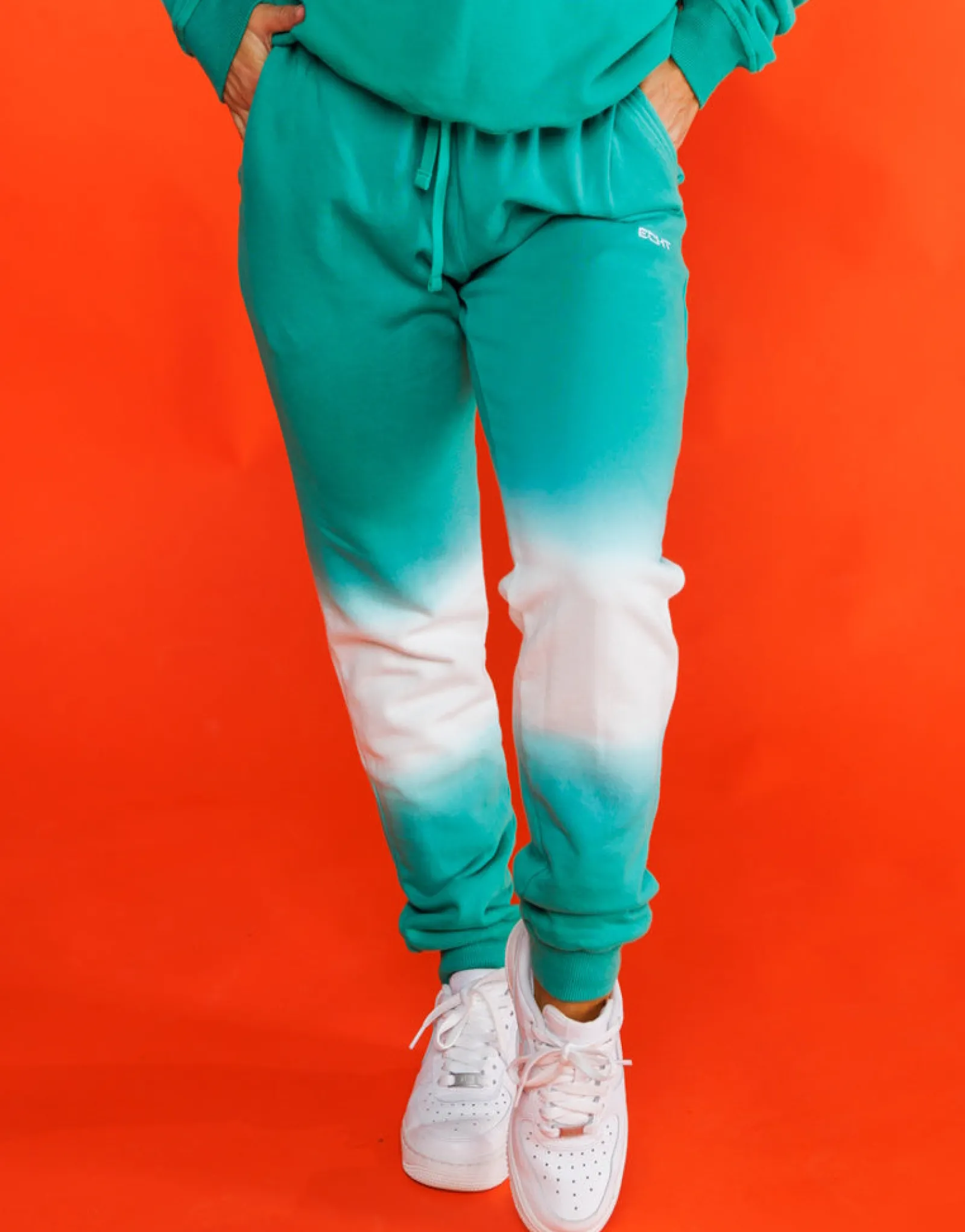 Fashion ECHT Tie Dye Joggers Green