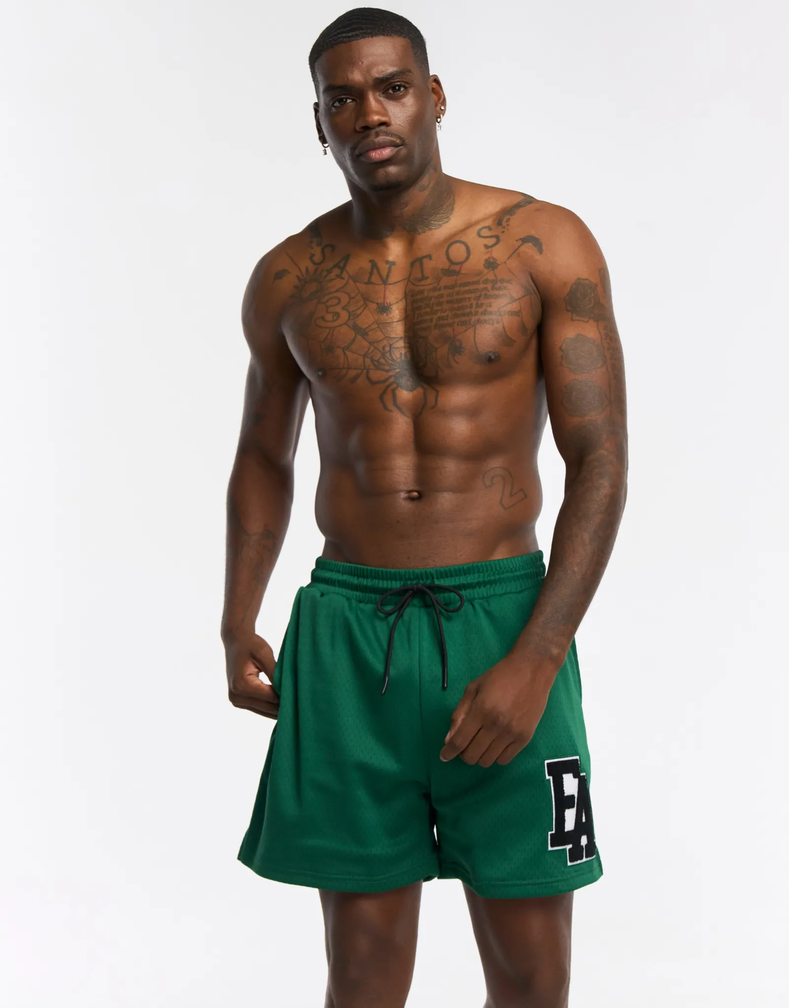 New ECHT Top Marks Shorts Green