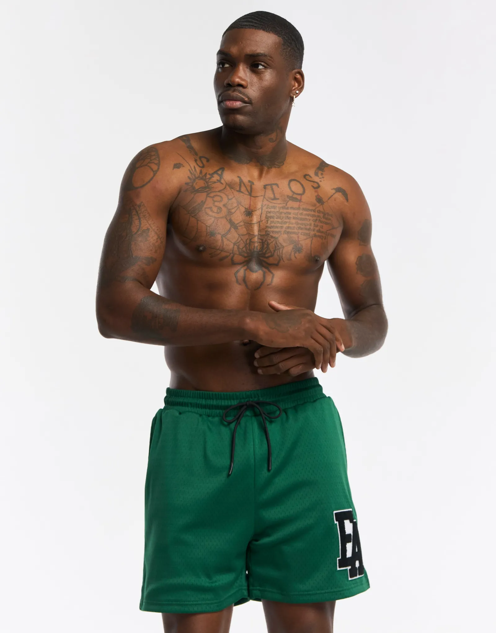 New ECHT Top Marks Shorts Green