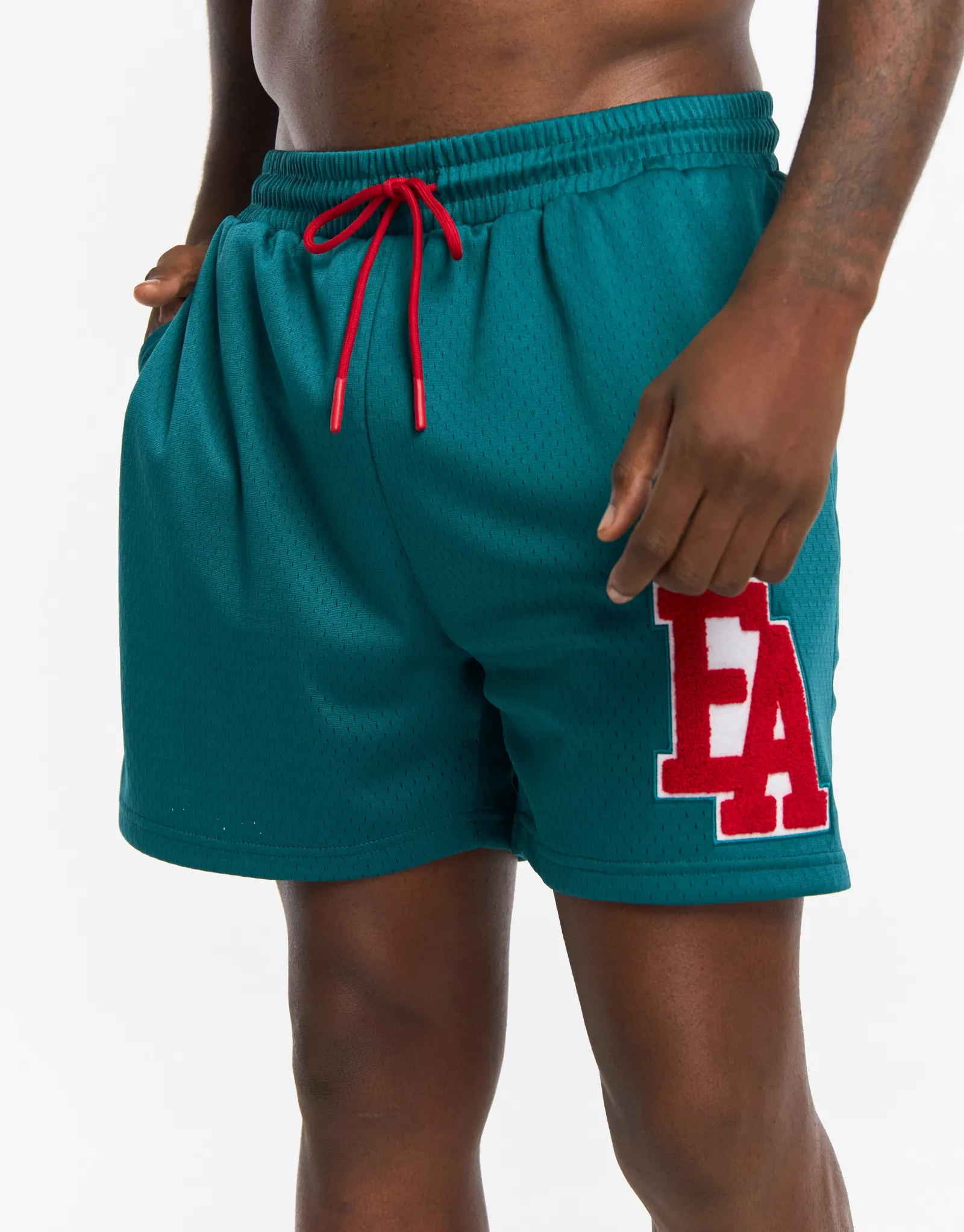 New ECHT Top Marks Shorts Teal