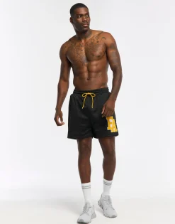 Fashion ECHT Top Marks Shorts Black/Yellow