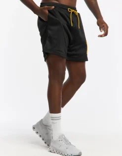 Fashion ECHT Top Marks Shorts Black/Yellow