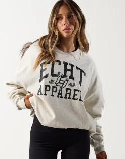 Discount ECHT Top Marks Sweater Heather Grey