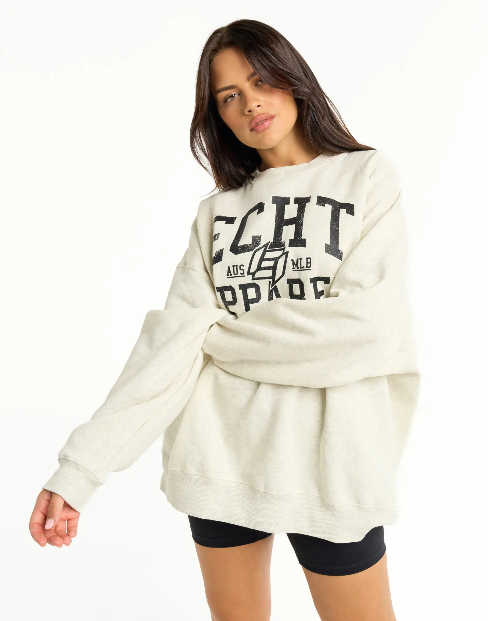 Discount ECHT Top Marks Sweater Heather Grey