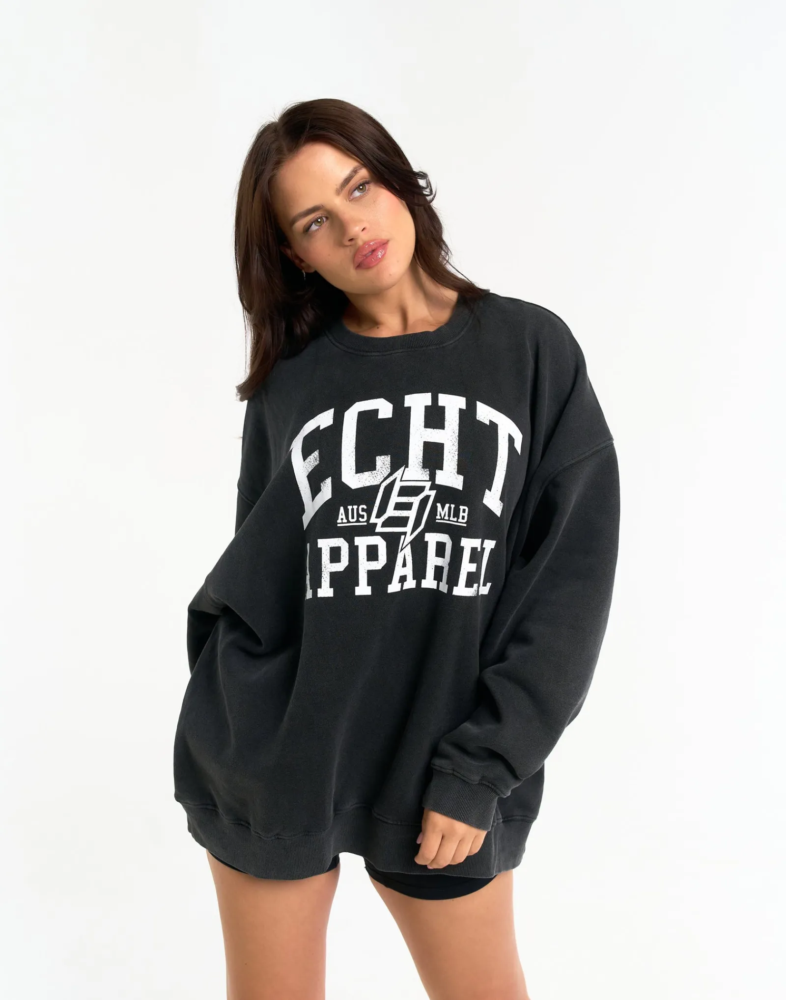 Clearance ECHT Top Marks Sweater Black