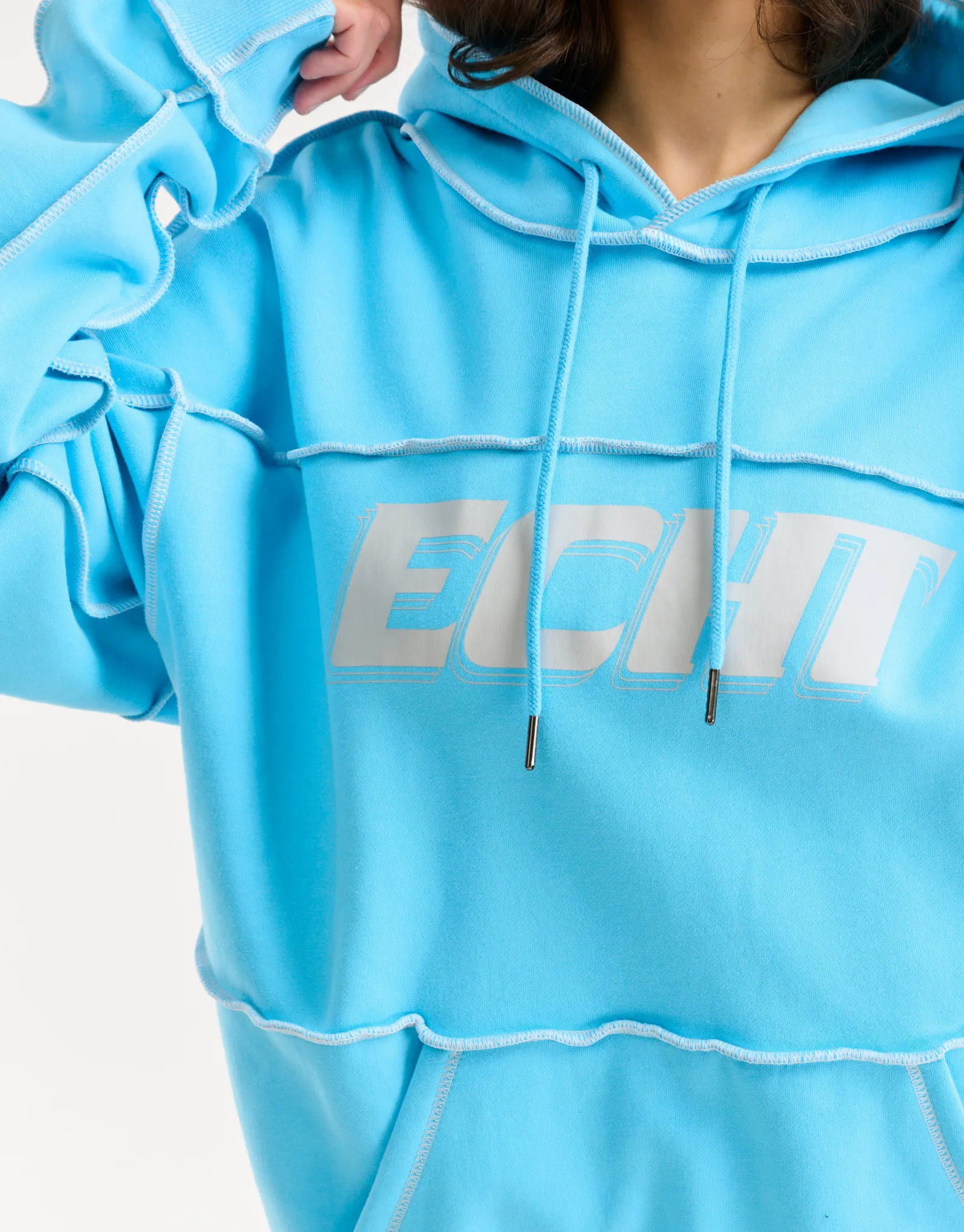 Clearance ECHT Track Hoodie Blue