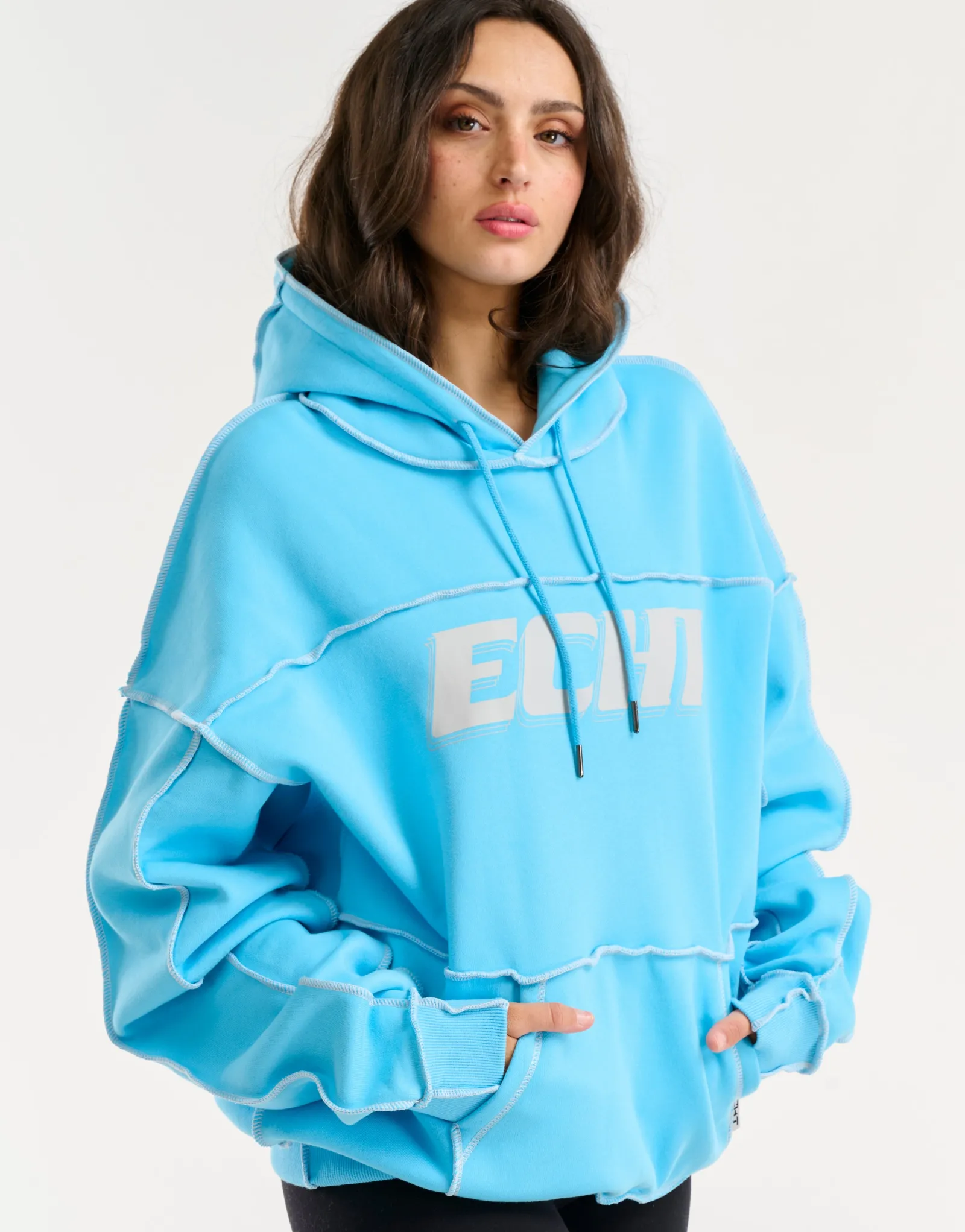 Clearance ECHT Track Hoodie Blue
