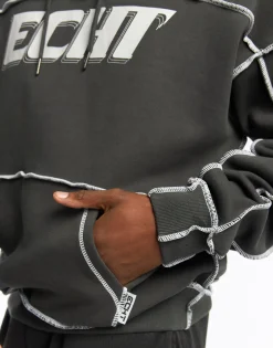 Hot ECHT Track Hoodie Pirate Black
