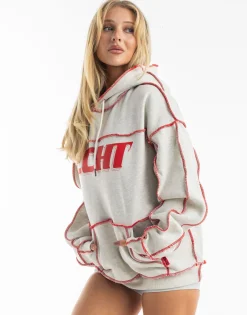 Outlet ECHT Track Hoodie Heather Grey