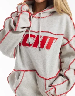 Outlet ECHT Track Hoodie Heather Grey