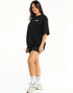 Clearance ECHT Track Oversize Tee Black