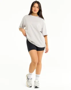 Best ECHT Track Oversize Tee Grey