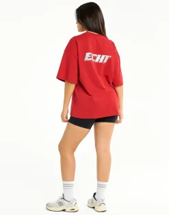 Online ECHT Track Oversize Tee Red