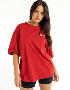 Online ECHT Track Oversize Tee Red
