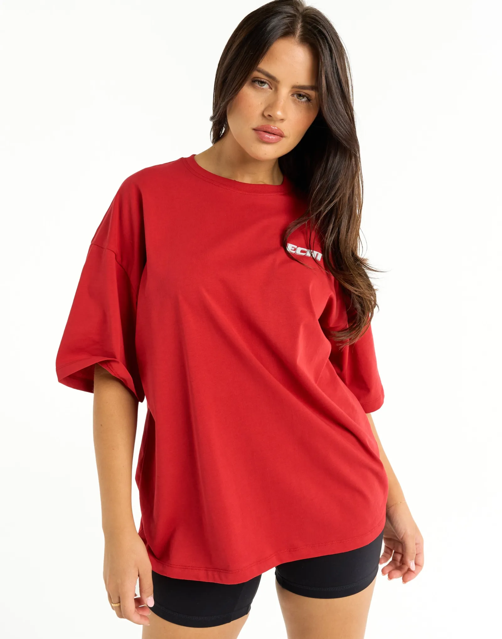 Online ECHT Track Oversize Tee Red