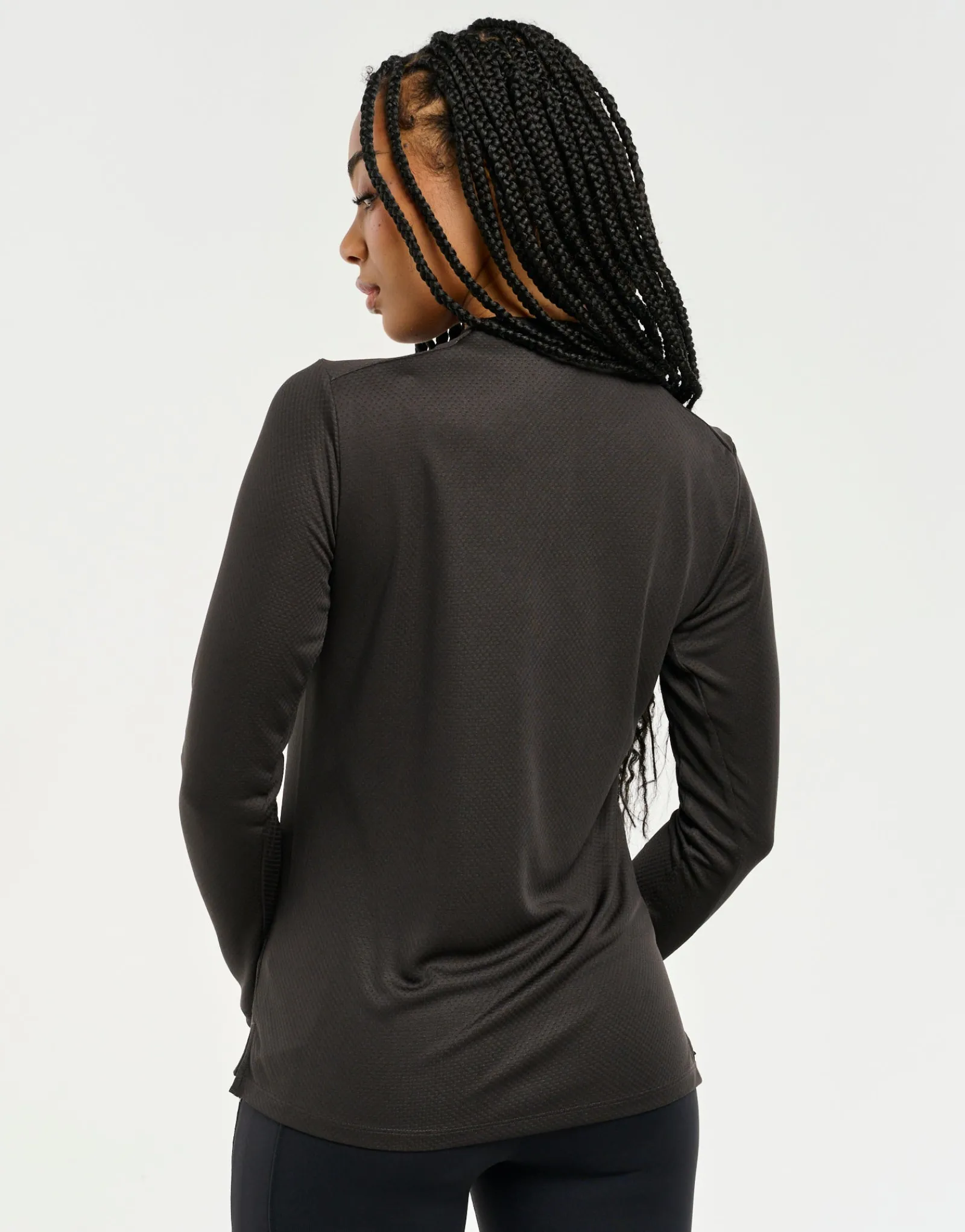 Clearance ECHT Velocity Quarter Zip Running Top Black
